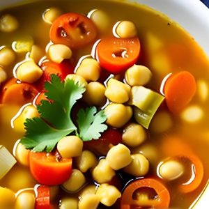 canned garbanzo bean soup