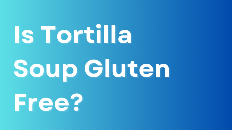 Is Tortilla Soup Gluten Free